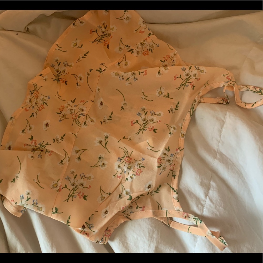 S Floral Peplum Cami